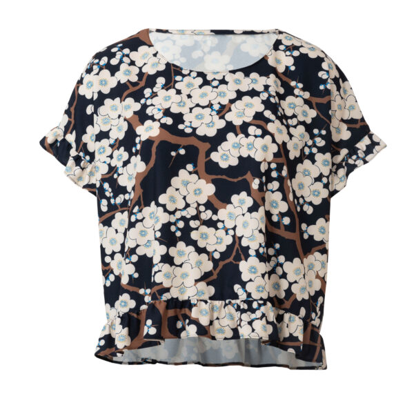 Burda Style Schnittmuster Nr. 6243 - Shirt - Ausschnitt rund - kastige Form - Rüschen – Bild 6