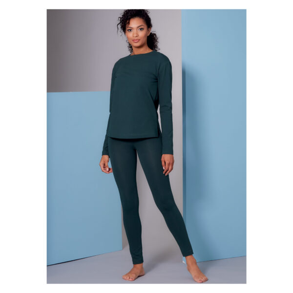 Vogue Schnittmuster V1852 - Kleid - Shirt mit Leggins - Jacke – Bild 7