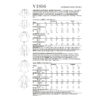 Vogue Schnittmuster V1856 - Kindermantel - Jacke - Doppelreiher – Bild 5