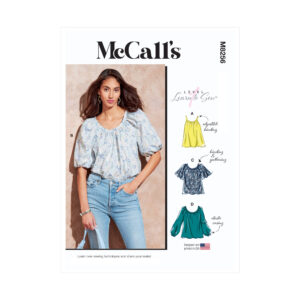 McCalls Schnittmuster M8256 - Bluse - Carmenbluse - große Weite