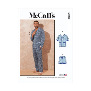 McCalls Schnittmuster M8262 - Schlafanzug - Pyjama - Shorty