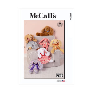 McCalls Schnittmuster M8270 - Spieltiere - Plüschtiere