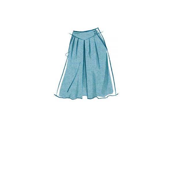 McCalls Schnittmuster M8260 - Rock - Hosenrock - Shorts – Bild 3