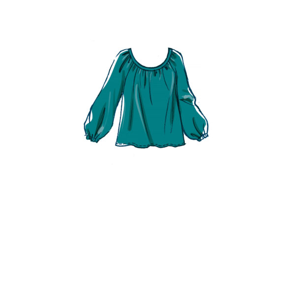 McCalls Schnittmuster M8256 - Bluse - Carmenbluse - große Weite – Bild 4