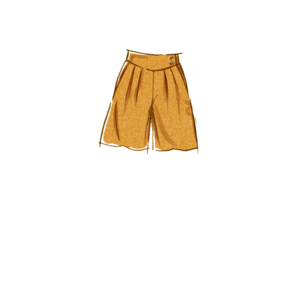 McCalls Schnittmuster M8260 - Rock - Hosenrock - Shorts – Bild 4