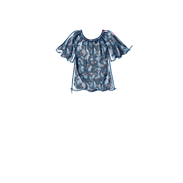 McCalls Schnittmuster M8256 - Bluse - Carmenbluse - große Weite – Bild 5