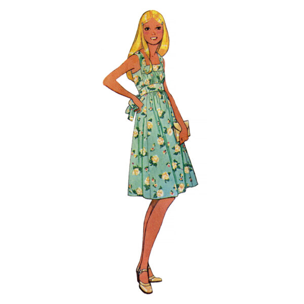 McCalls Schnittmuster M8258 - Kleid - Bluse mit Karee Ausschnitt – Bild 5