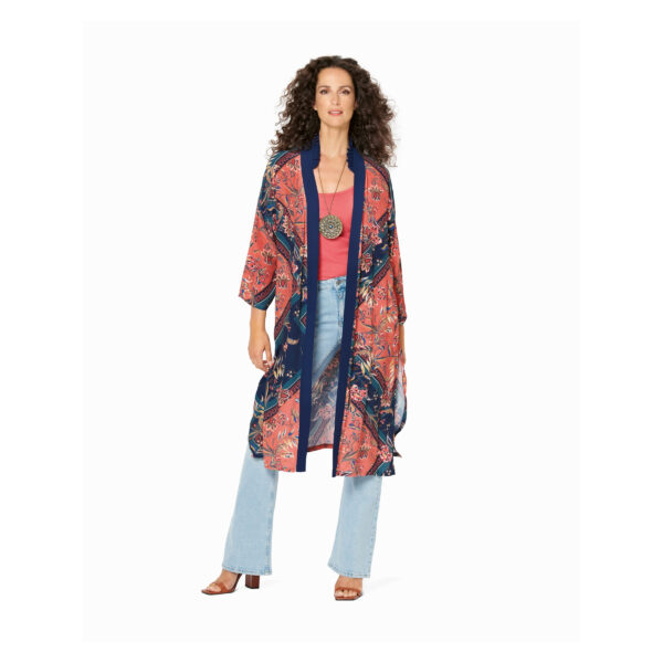 Burda Style Schnittmuster Nr. 6244 - Kimono - Mantel - Jacke – Bild 2