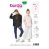 Burda Style Schnittmuster - Sweatshirts - Hoodies - Kapuzenpullover - Nr.6253
