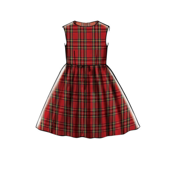 McCalls Schnittmuster M7648 - festliches Kleid - Mädchen – Bild 3