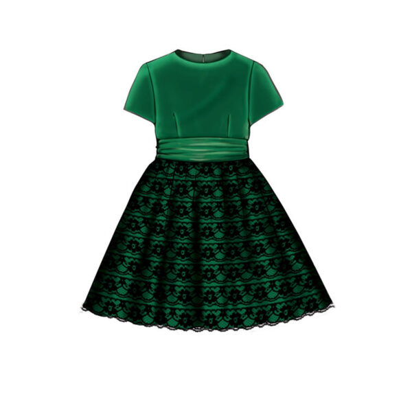 McCalls Schnittmuster M7648 - festliches Kleid - Mädchen – Bild 5