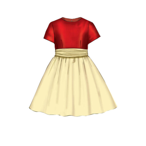 McCalls Schnittmuster M7648 - festliches Kleid - Mädchen – Bild 6