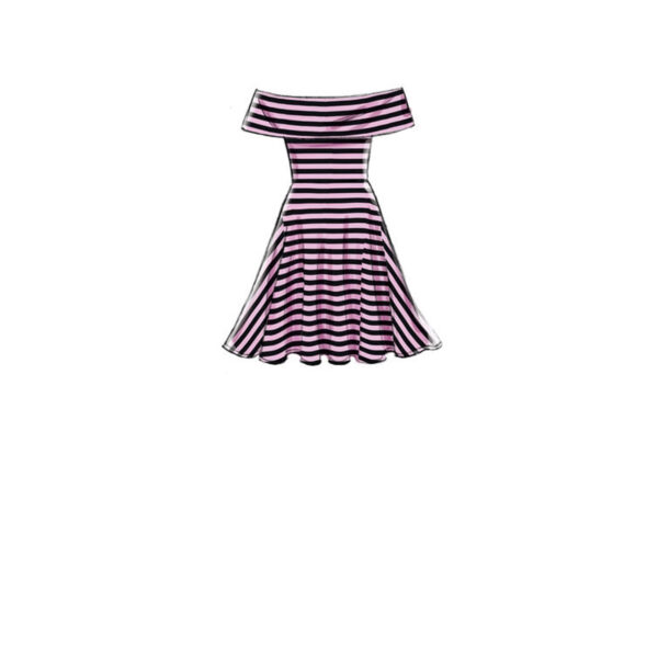 McCalls Schnittmuster M7683 - Kleid ärmellos - Schalkragen – Bild 5
