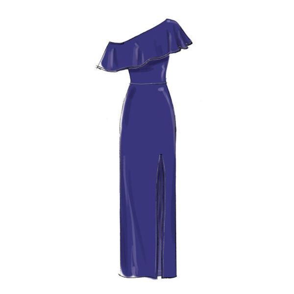 McCalls Schnittmuster M7683 - Kleid ärmellos - Schalkragen – Bild 6