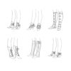 McCalls Schnittmuster M7706 - Gamaschen - Überzieher - modisches Accessoires – Bild 9