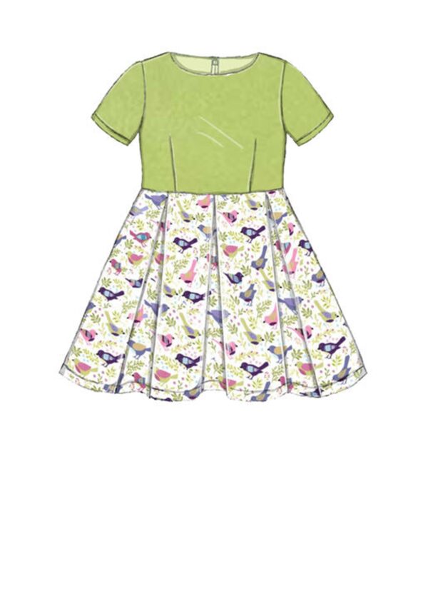 McCalls Schnittmuster M7707 - Kleid für Kind und Puppe - 46cm – Bild 3