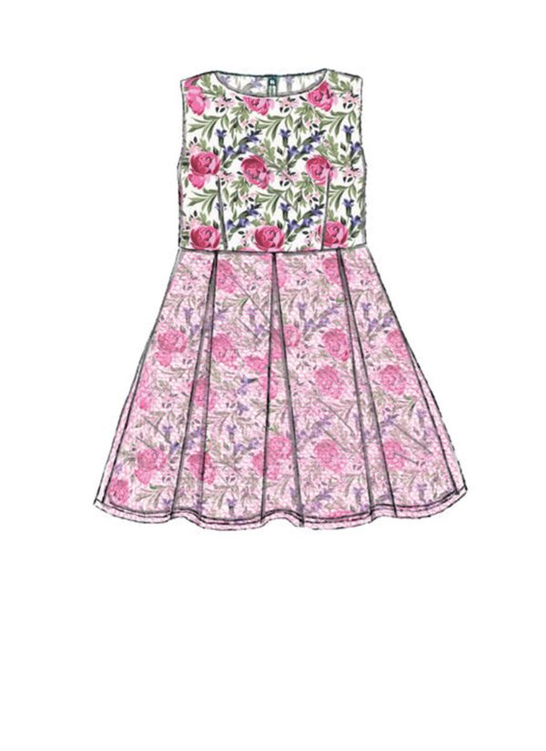 McCalls Schnittmuster M7707 - Kleid für Kind und Puppe - 46cm – Bild 4