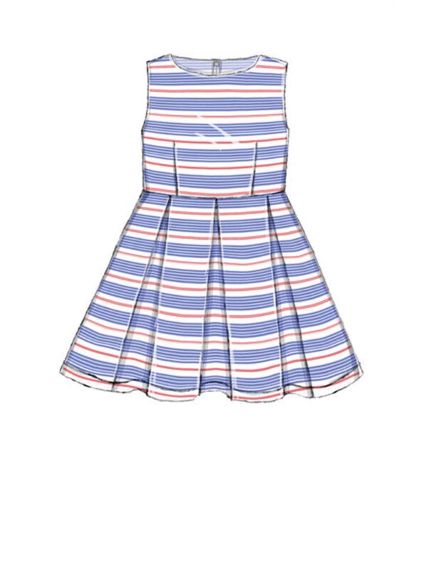 McCalls Schnittmuster M7707 - Kleid für Kind und Puppe - 46cm – Bild 5