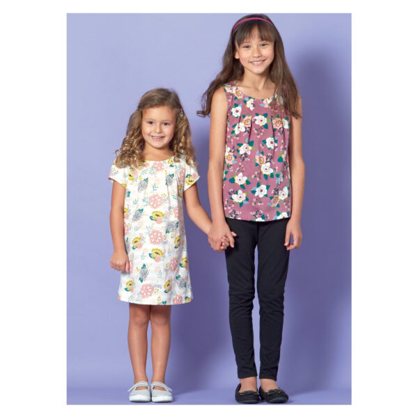 McCalls Schnittmuster M7709 - Bluse oder Kleid mit Falten am Ausschnitt – Bild 2