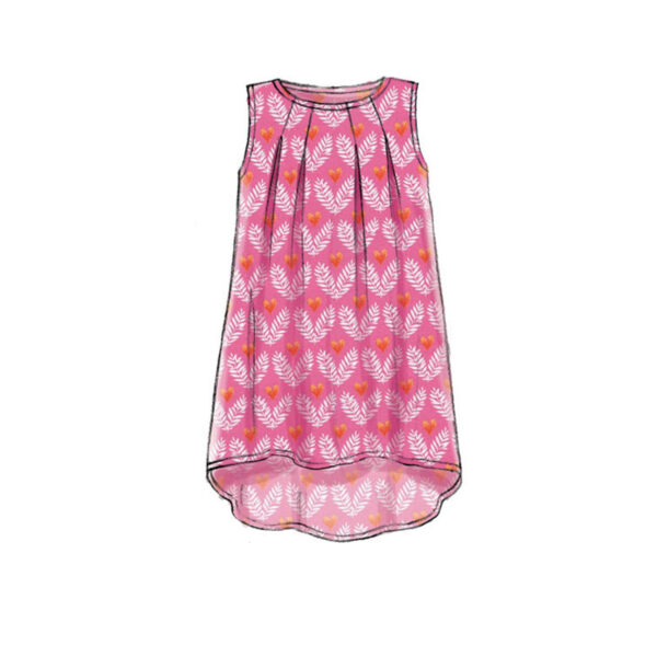McCalls Schnittmuster M7709 - Bluse oder Kleid mit Falten am Ausschnitt – Bild 5