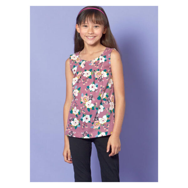 McCalls Schnittmuster M7709 - Bluse oder Kleid mit Falten am Ausschnitt – Bild 8