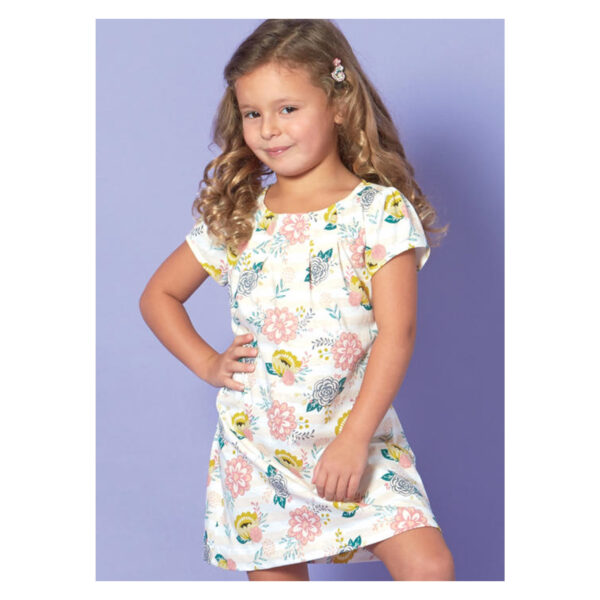 McCalls Schnittmuster M7709 - Bluse oder Kleid mit Falten am Ausschnitt – Bild 9