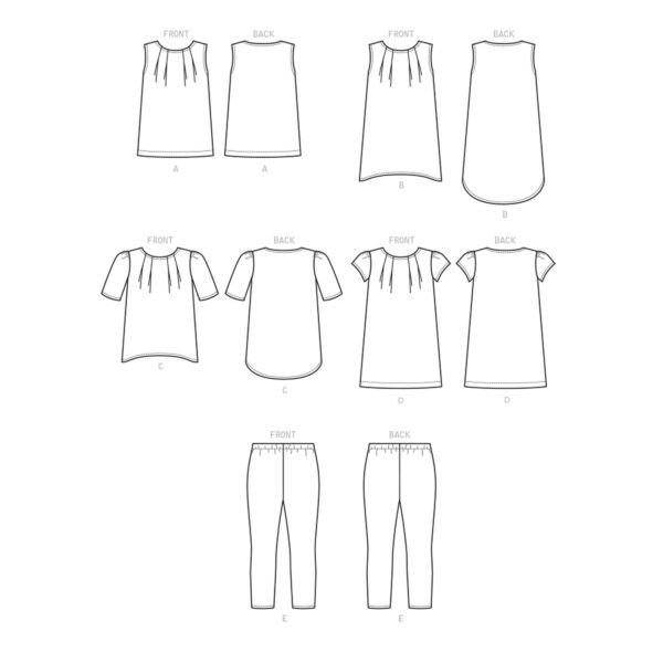 McCalls Schnittmuster M7709 - Bluse oder Kleid mit Falten am Ausschnitt – Bild 11