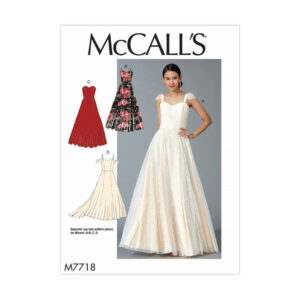 McCalls Schnittmuster M7718 - Kleid - Abendkleid - Hochzeitskleid