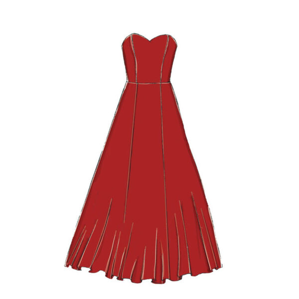 McCalls Schnittmuster M7718 - Kleid - Abendkleid - Hochzeitskleid – Bild 3