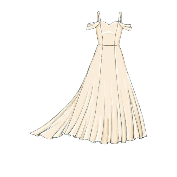 McCalls Schnittmuster M7718 - Kleid - Abendkleid - Hochzeitskleid – Bild 5