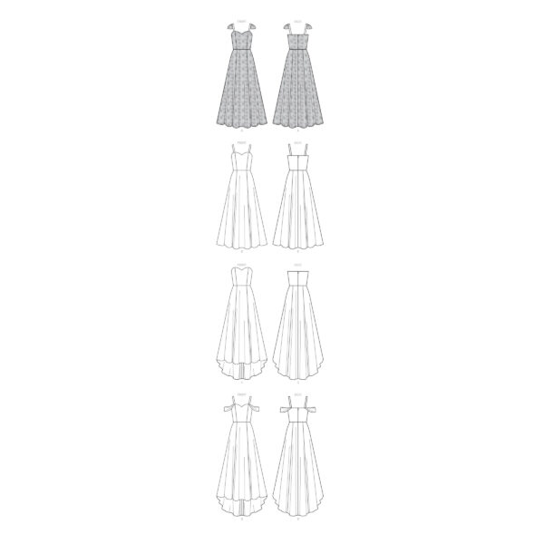McCalls Schnittmuster M7718 - Kleid - Abendkleid - Hochzeitskleid – Bild 10