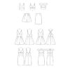 McCalls Schnittmuster M7719 - Kleid - Abendkleid - breiter Bund – Bild 11