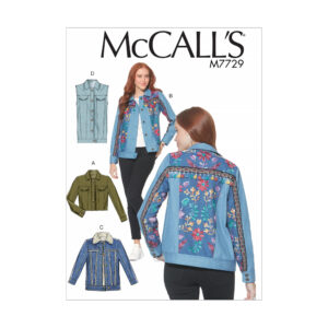 McCalls Schnittmuster M7729 - Jacke - Jeansjacke - Weste