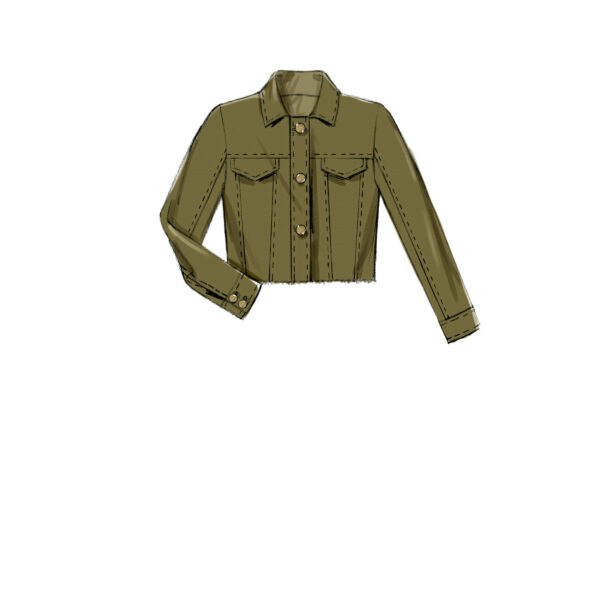 McCalls Schnittmuster M7729 - Jacke - Jeansjacke - Weste – Bild 3