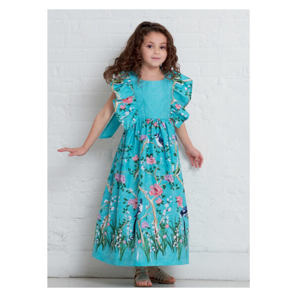 McCalls Schnittmuster M7739 - Kleid mit Rüschen - Trägerkleid - Mädchen – Bild 2