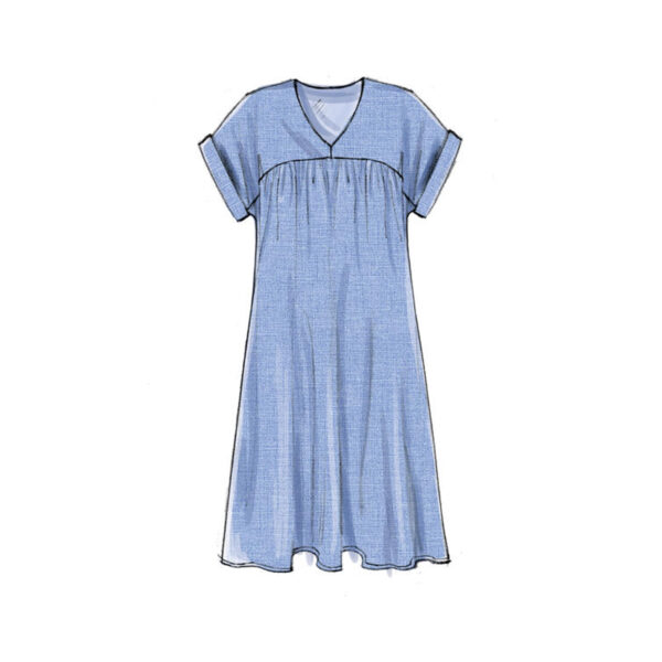 McCalls Schnittmuster M7742 - Kleid - Longbluse - leger - weit – Bild 4