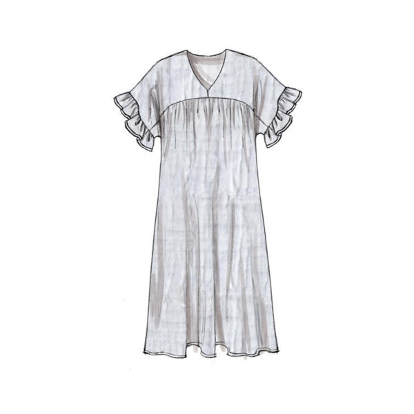 McCalls Schnittmuster M7742 - Kleid - Longbluse - leger - weit – Bild 5