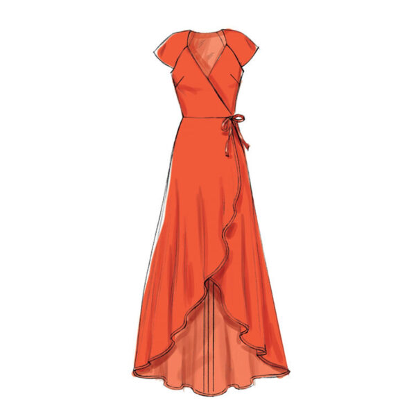 McCalls Schnittmuster M7745 - Kleid - Wickelkleid - angesetzter Rock – Bild 3