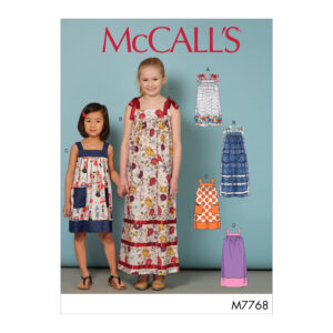 McCalls Schnittmuster M7768 - Kleid - Trägerkleid - Hängerchen