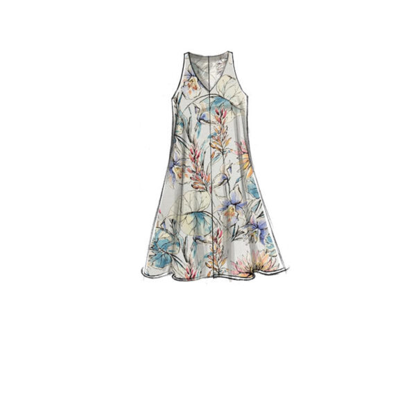 McCalls Schnittmuster M7774 - Kleid - ärmelloses Kleid - Sommeroutfit – Bild 5