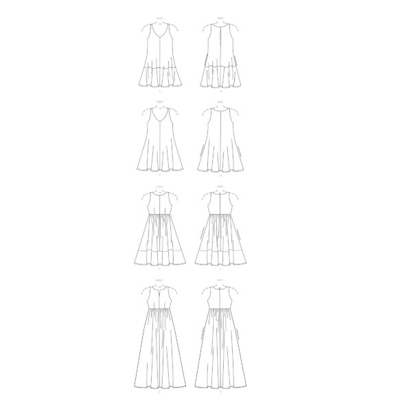 McCalls Schnittmuster M7774 - Kleid - ärmelloses Kleid - Sommeroutfit – Bild 11