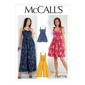 McCalls Schnittmuster M7778 - Overall - Kleid - mit Träger - Sommeroutfit