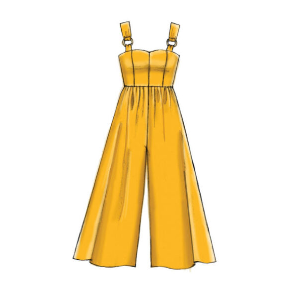 McCalls Schnittmuster M7778 - Overall - Kleid - mit Träger - Sommeroutfit – Bild 4