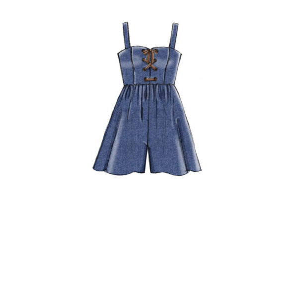 McCalls Schnittmuster M7778 - Overall - Kleid - mit Träger - Sommeroutfit – Bild 5