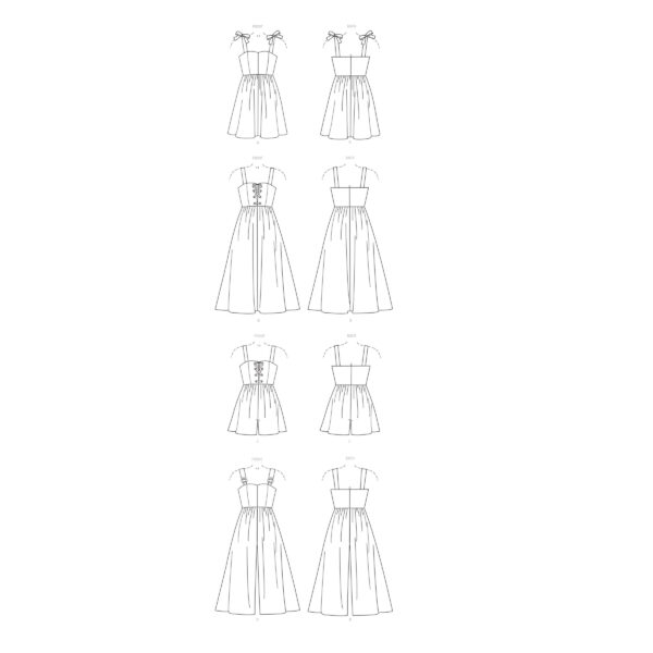 McCalls Schnittmuster M7778 - Overall - Kleid - mit Träger - Sommeroutfit – Bild 9