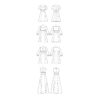 McCalls Schnittmuster M7802 - Kleid - hohe Taille - Bund – Bild 9