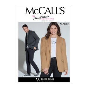 McCalls Schnittmuster M7818 - Blazer - Jacke - Unisex