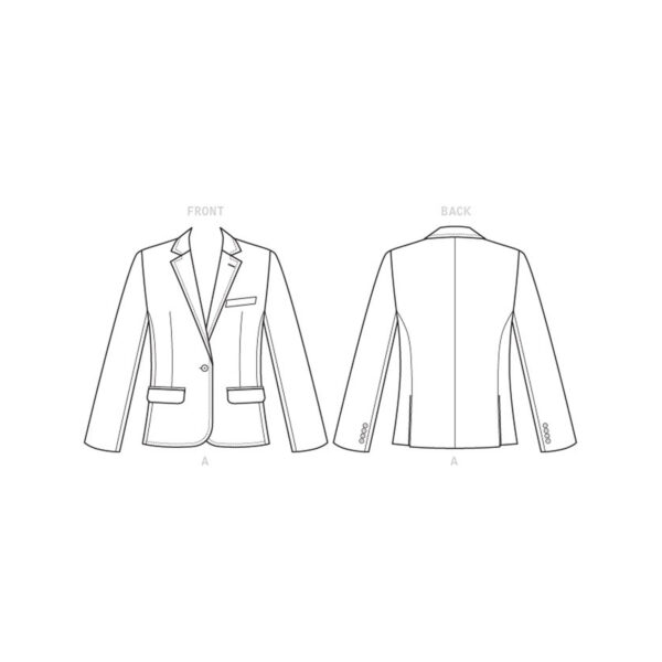 McCalls Schnittmuster M7818 - Blazer - Jacke - Unisex – Bild 9