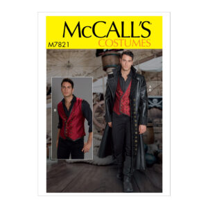 McCalls Schnittmuster M7821 - Mantel - Weste - Cosplay - Kostüm