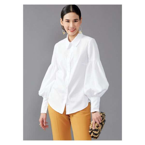 McCalls Schnittmuster M7838 - Bluse - Puffärmel - Knopfleiste – Bild 2